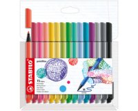 Viltstift STABILO pointMax 488/15 medium assorti etui à 15 stuks