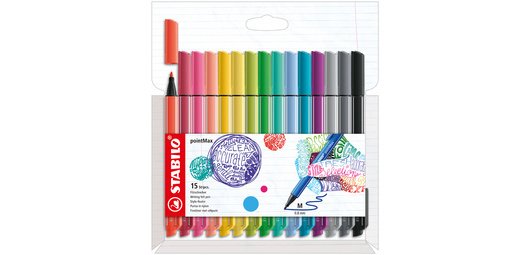 Stylo-feutre pointMax, étui carton de 15