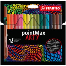 Stylo-feutre pointMax ARTY, étui carton de 18