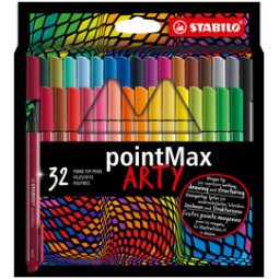 Stylo-feutre pointMax ARTY, étui carton de 32