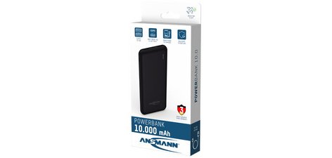 Powerbank PB212, 10.000 mAh, noir