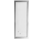 Tableau blanc design, 600 x 200 mm, argent