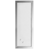 Design whiteboard, 600 x 200 mm, silver