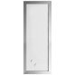 Tableau blanc design, 600 x 200 mm, argent