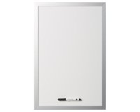 Tableau blanc design, 600 x 450 mm, argent