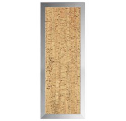 Tableau design en liège, 600 x 400 mm, argent