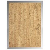 Tableau design en liège, 600 x 200 mm, argent