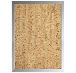 Tableau design en liège, 600 x 200 mm, argent