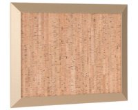 Tableau design en liège Kamashi, 600 x 450 mm, or