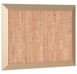 Tableau design en liège Kamashi, 600 x 450 mm, or