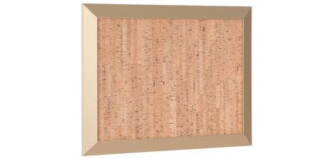Tableau design en liège Kamashi, 600 x 450 mm, or