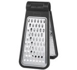 Râpe pliante, 2 faces, acier inoxydable / noir