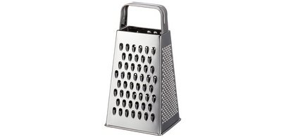 4-sided grater, stainless steel