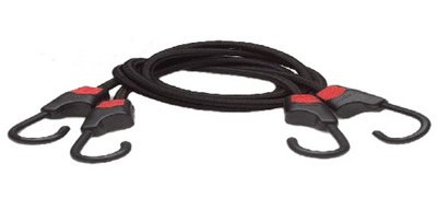 Extra strong elastic tensioner, length: 800 mm, black