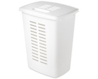Panier à linge avec couvercle, 60 litres