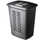 Panier à linge avec couvercle, 60 litres