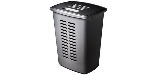 Panier à linge avec couvercle, 60 litres