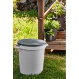 Couvercle pour bac de jardin 45 litres, gris foncé