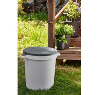 Couvercle pour bac de jardin 45 litres, gris foncé