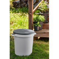 Couvercle pour bac de jardin 45 litres, gris foncé