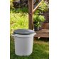 Deksel voor tuinbak 45 liter donkergrijs