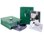 Sac cadeau, vernis mat, taille: L, vert opaline