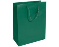 Sac cadeau, vernis mat, taille: S, vert opaline