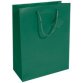 Sachet cadeau en papier, vernis mat, vert