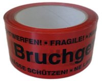 Signalisatietape 'Attention fragile'