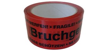 Signal tape 'Handle with care'