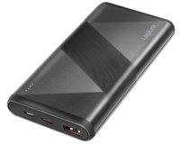 Batterie externe mobile, 10.000 mAh, 2x USB, noir