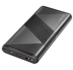 Externe batterij mobiel 10 000 mAh 2 x USB zwart