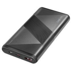 Batterie externe mobile, 10.000 mAh, 2x USB, noir