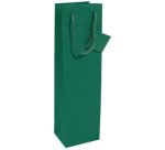 Sac à bouteille, vernis mat, pour une bouteille, vert