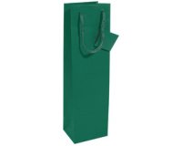 Sac à bouteille, vernis mat, pour une bouteille, vert