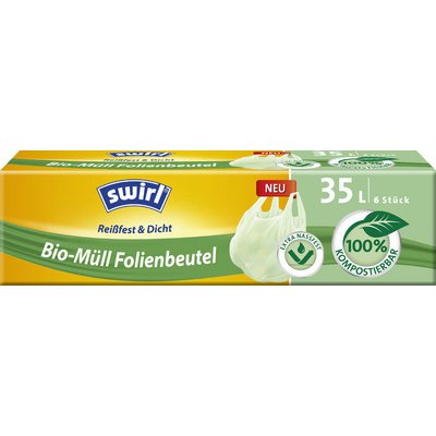 Vuilzak bio composteerbaar 35 liter groen