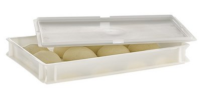 Couvercle pour récipient à pâte & boules de pizza, blanc