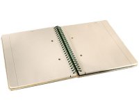 Cahier à spirale Edition Conceptum Nature, A5, bois