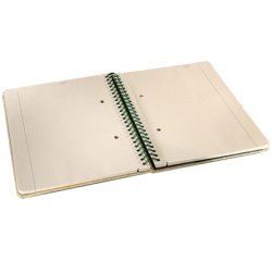 Cahier à spirale Edition Conceptum Nature, A5, bois