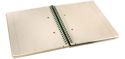 Cahier à spirale Edition Conceptum Nature, A5, bois