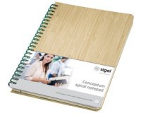 Cahier à spirale Edition Conceptum Nature, A5, bambou