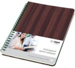 Cahier à spirale Edition Conceptum Nature, A5, bois