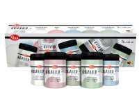 ViVA DECOR Set de couleurs craie 'Chalky pastell', 5 pièces