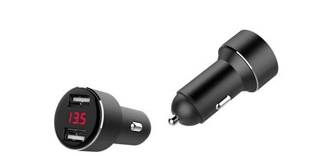 Chargeur USB pour voiture avec indicateur de tension