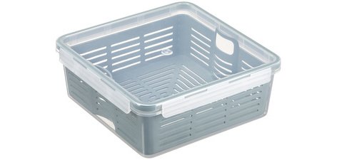 Amsterdam storage box with colander