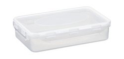 Plast team Airtight Storage Box, 0.9 liter, white