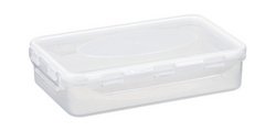 Plast team Airtight Storage Box, 0.9 liter, white