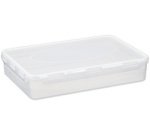 Plast team Boîte de conservation Airtight, 2,3 litres, blanc