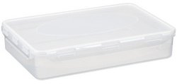 Plast team Boîte de conservation Airtight, 2,3 litres, blanc