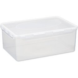 Plast team Boîte de conservation Airtight, 5,0 litres, blanc